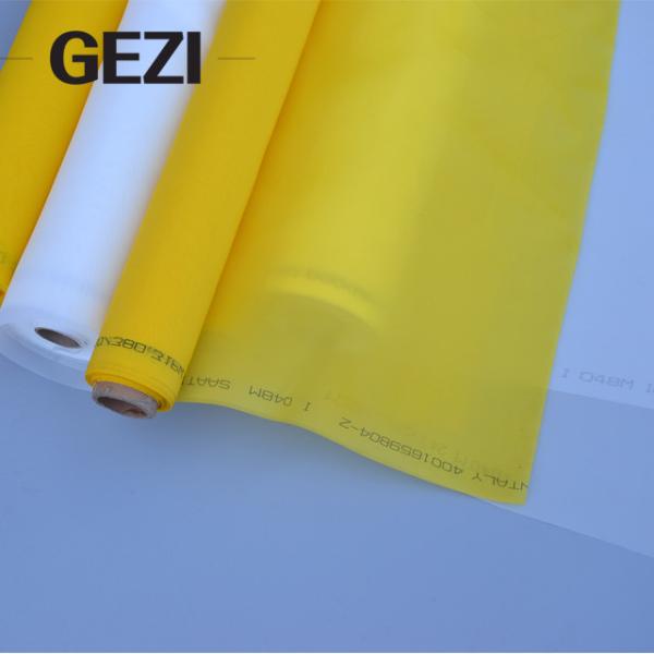 white yellow 80 100 110 120 135 mesh nylon polyester silk screen printing mesh