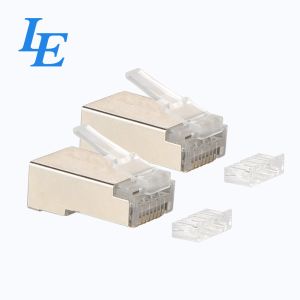 Male Network Modular Plug Rated Current 16A Polycarbonate Housing CE Approved