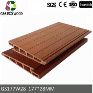 Temporary Wood Plastic Composite Flooring 205 X 20MM Fireproof Wpc Wall Panel
