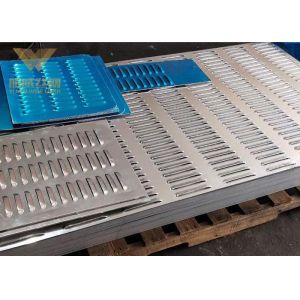 Customized Size 304 Stainless Perforated Sheet Light Aluminum SS304 Louver Punch