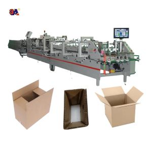 Automatic Carton Box Folder Gluer Machine for Corrugated Boxes Stable and