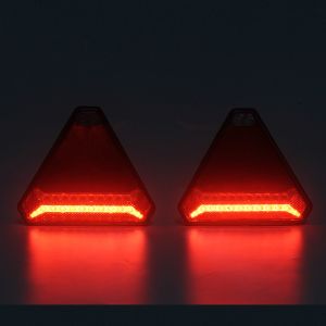 COB Wireless Trailer Lights Kit Truck Rechargeable Led Tail Indicator Brake Fog