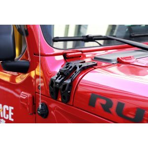 Rust-Resistant Car Windshield Spot Light Mounting Brackets for Jeep JL Aluminum