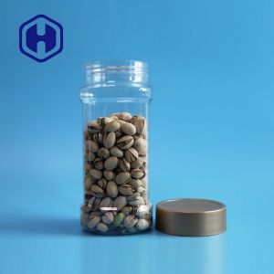 1000ml 34oz Empty Food Clear Plastic Jar And Screw Top Lids