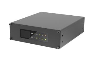 Cheap PoE And DC12V Dante 4 Channel Dual Power Supply DSP Network Audio Processing for sale