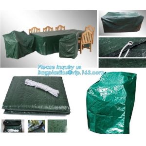 PATIO WEATHER PROTECTION 8 SEATER RECTANGULAR FURNITURE SET COVERS,HEAVY DUTY