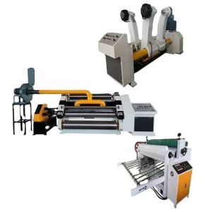Cheap Automatic Grade Flute Corrugated Cardboard Two Layer Making Single Facer Machine Line for sale