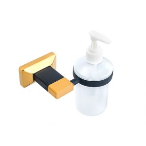 China Gold Plated Bathroom Accessory Commercial Soap Dispenser Holder 500 PCS on sale