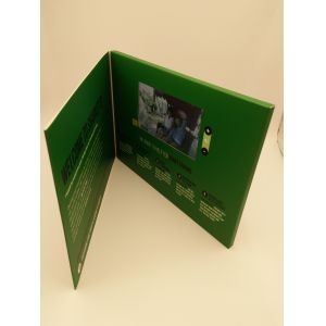 Matt / Glossy Lamination LCD Birthday Card , Personalized LCD Video Mailer