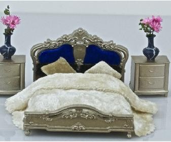 model European style bed-scale model bed,model furnitures, architectural model
