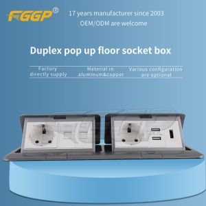 8 Way Modules Multi Floor Socket Box With Usb Data Rj45 Hdm