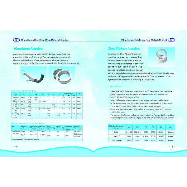 Cathodic Protection Aluminum Anode For Seawater And Offshore Structures