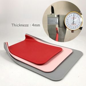 Eco-friendly 3PCS Flexible Kitchen Plastic Chopping Board for Vegetable Cutting