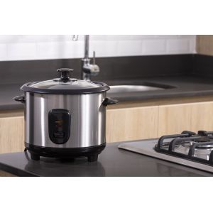 220V Iron Rice Cooker with Mechanical Control Panel 25L Capacity Cook The Rice