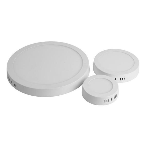 DLC Listed Round LED Panel Light 9W With 120lm/W, 3 CCT Adjustable, IP44, Beam