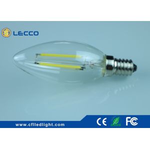 4W E14 Filament LED Bulb 6000K , Led Candle Light Bulbs For Pendant Lamps