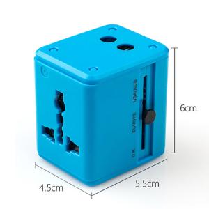 Cheap Customized Travel Power Adapter With 4 USB And Type C Electrical Plug Socket 250V for sale
