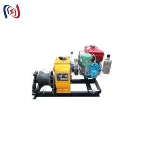 Cheap 30KN SFJ Model Cable Winch Puller Accurate Positioning With Gasoline Engine for sale