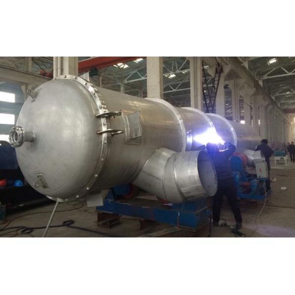 Single Triple Quadruple Falling Film Evaporator / Double Effect Vacuum Evaporator