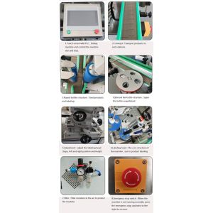 Fully Automatic Roll Type Vertical Round Bottle Labeling Machine with 25 pcs/min