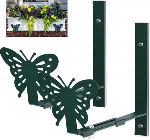 Cheap Planter Box Brackets Adjustable 6 to 12 inch Heavy Duty Wall Mount Flower Box Holder for sale