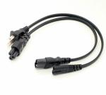 USB Type 2 in 1 short 1ft power cord for digital camera & notebook, new