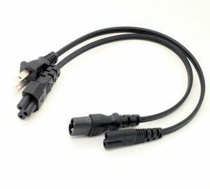 Cheap USB Type 2 in 1 short 1ft power cord for digital camera &amp; notebook, new for sale