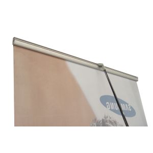 Portable L Shape Pop Up Banner Displays , Graphic Roll Up Display Banners