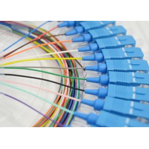 12 Cores SC Singlemode Optical Fiber Patch Cord For Optical Test Equipment