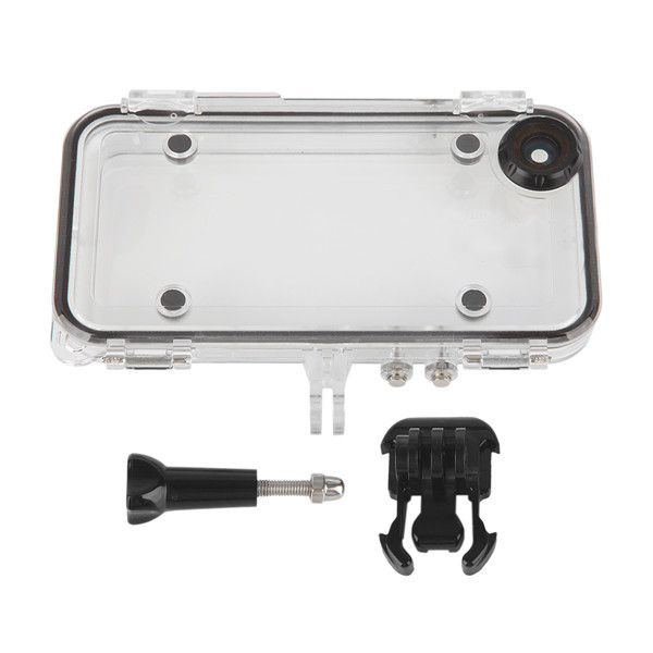 Extreme Sports Waterproof Case With 170 Degrees Wide Angle Lens For iPhone 5/5s