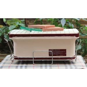 China Portable BBQ Ceramic Cooker Grill , Mini Clay Ceramic Outdoor Grill Custom Made on sale