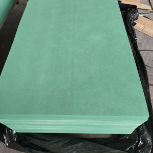 HMR Melamine Laminated MDF 3mm Waterproof Green MDF Board Customized