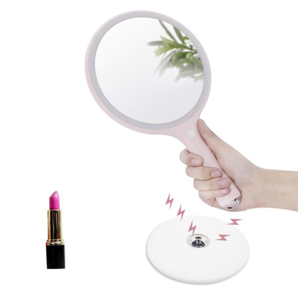 Quality Adjustable Angle Cordless Rechargeable 6500K LED Magnifying Mirror wholesale