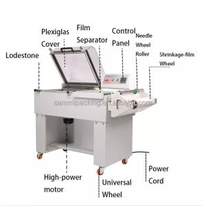 Best Quality China Manufacturer FM-5540 Semi Automatic Shrink Wrapping Machine