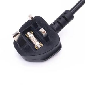 13A 250V Saudi Arabia Power Cord , 1.2m 1.5m 1.8m 3 Pin AC Power Cord