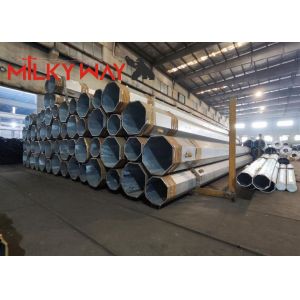 Customizable Steel Power Pole with Gr65 Material and 460 MPa Yield Strength for