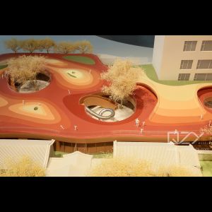 MAD Beijing Quadrangle Courtyard Kindergarten Models Make by Famouse Models