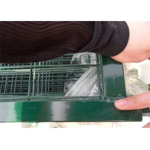 Powder coated 6’/1830mmx10’/3048mm width construction temp fence panels mesh 2