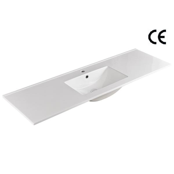 Quality Ceramic Vanity Basin Wash With Cabinet Big Rectangular 610X460X180mm wholesale
