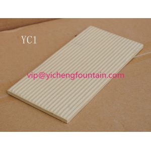 Durable Porcelain Swimming Pool Deck Tiles Eco - Friendly FINA Standard Ivory