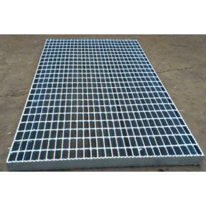 China Hot Dip Galvanized Serrated Grating Square Hole Steel Bar Grating on sale