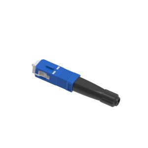 Network FTTH Simplex SC Optic Fiber Fast Connector with 10 Times Reuse and UPC