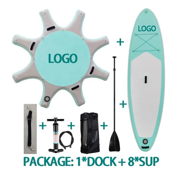 Yoga Dock 9'6" Or Custom Made Inflatable Fitness Yoga GYM SUP Air Platform