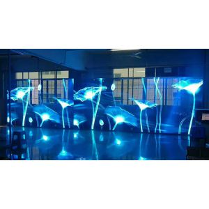 MQ10-10 Curtain Wall Flexible Transparent Led Screen Wan 1920Hz