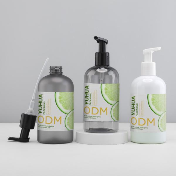 Recycled Cosmetic Packaging Plastic Foam Bottle 500ml PET Liquid Soap Foam