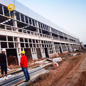 Galvanized Steel Workshop Building with Portal Frame