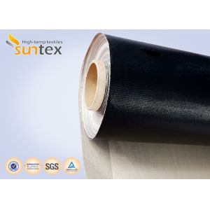Black PTFE Coated Fiberglass Fabric For Thermal Insulation System