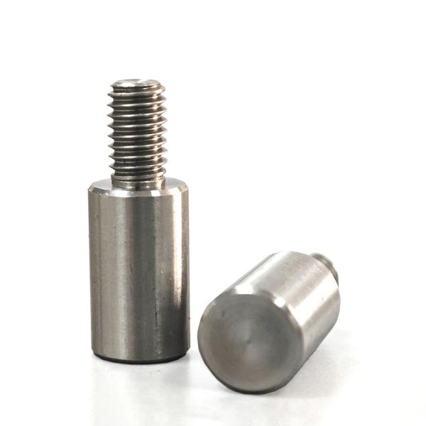 Stainless Steel External Threads Positioning Pins Fitting Function Bright Finish