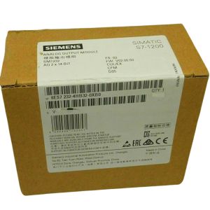 Cheap SIEMENS 6ES7232-4HB32-0XB0 SIMATIC S7-1200, ANALOG OUTPUT, SM 1232, 2 AO, +/-10 V, 14-BIT RESOLUTION, OR 0-20 MA/4-20 MA, 13-BIT RESOLUTION for sale