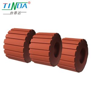 Skid Resistance Groove Silicone Wheel with Customized Hardness for Temperature Applications